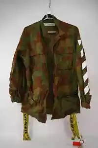 Off-White Mens Arrows Sketch Camouflage Cotton Jacket Size XL - Picture 1 of 5