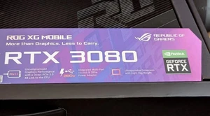 ASUS ROG XG Mobile GC31 eGPU with NVIDIA GeForce RTX 3080, 16GB DDR6 - Picture 1 of 9