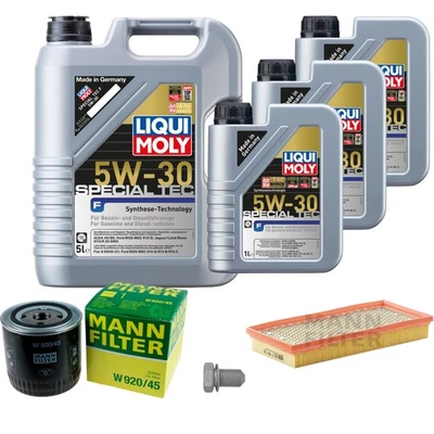 Mann Inspección Set 8 L Liqui Moly Special Tec F 5W-30 para Ford Cougar Ec - Imagen 1 de 4