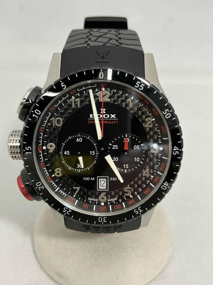 EDOX Chrono Rally Date Chronograph 10305 Quartz Used Watch - Image 1 of 4