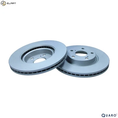 2x BRAKE DISC QD0752 FOR TOYOTA 1ZZ-FE 1.8L 2ZR-FE 1.8L 2AD-FHV/FTV 2.2L 4cyl - Image 1 of 4