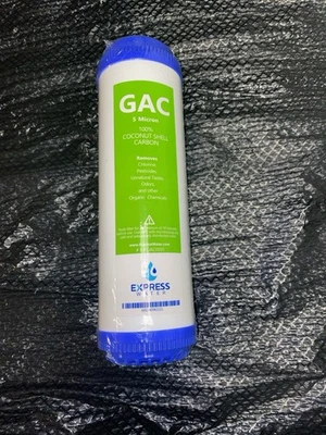 Granular Activated Carbon Water Filter Replacement – 10 inch – 5 Micron GAC  - Image 1 of 4