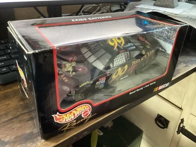 WARD BURTON #99 BRUCE LEE EXIDE BATTERIES NASCAR HOT WHEELS RACING 1:24 - Image 1 of 4