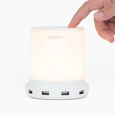 Small Touch Lamps for Nightstand - Bedside Lamp with USB Port - 3 Way Dimmabl... - Image 1 of 4