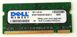 Dell Micron 🔧 1GB DDR2-667 PC2-5300S SO-DIMM Laptop RAM 🟥 ☆ - Picture 1 of 2