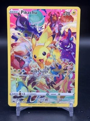 Pokémon Pikachu TCG Crown Zenith 160/159 Secret Rare English NM - Image 1 of 4