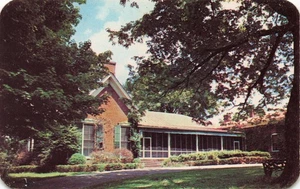 Postcard Angles Home of Vice President Alben W. Barkley Paducah Kentucky KY - Picture 1 of 2