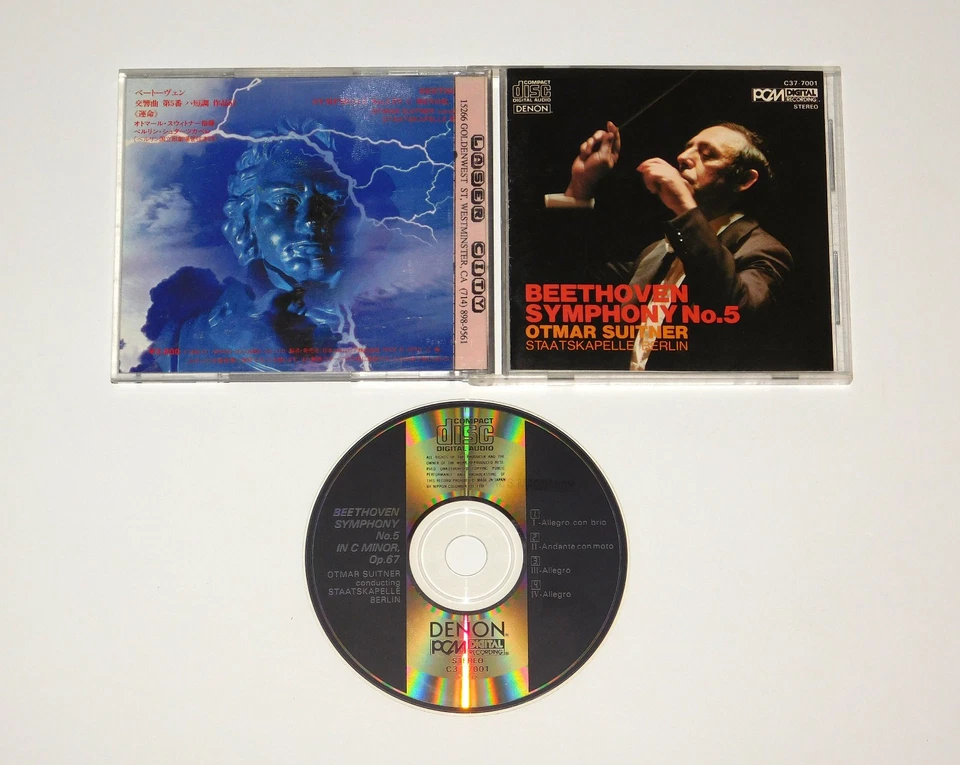 Otmar Suitner Beethoven Symphony No.5 Staatskapelle Berlin CD 1982 Japan Import - Image 1 of 1