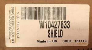 New Whirlpool W10427633 Shield - Picture 1 of 4