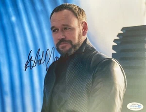 Autógrafo firmado ""Daron-Vex"" de Elliot Cowan ""Krypton"" 10x8 foto ACOA - Imagen 1 de 3
