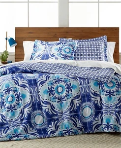 Pem America Santorini Medallion Diamond Geo Reversible 2-Pc. Comforter Set TWIN - Picture 1 of 1