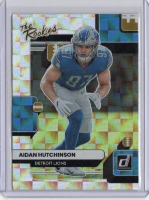2022 Panini Donruss - Aidan Hutchinson - TR-13 The Rookies RC  Rookie - Lions - Image 1 of 2