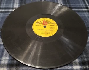 George Archer & The Pagans Blue Lei - Beautiful Isles Hawaii Bell Shellac 78 - Picture 1 of 4