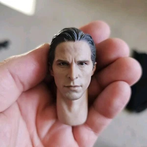 HOT TOYS BATMAN BATSUIT BEGINS MMS155 SIDESHOW EX 1/6 HEAD SCULPT BRUCE WAYNE - Picture 1 of 3