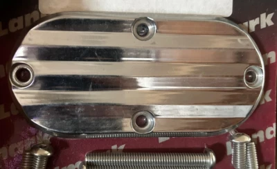 Capa de inspeção primária cromada com nervuras Harley Dyna Softail 60572-78T 16-532 - Imagem 1 de 4