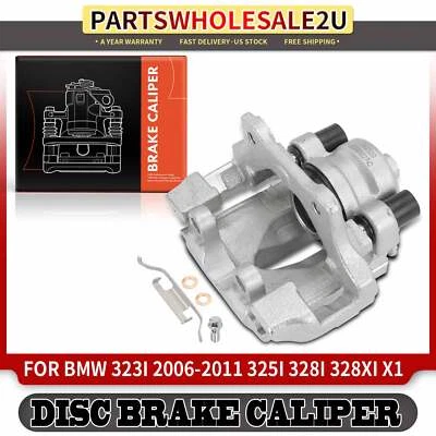 Pinza de freno de disco trasera derecha con soporte para BMW 323i 325i 328i xDrive 328xi X1 Foto 1 de 4