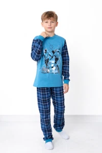 Pajama Set (boys), Demi-season, Nosi svoe 6076-024-33-1-1 (klitynka-temno-sy... - Picture 1 of 8