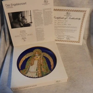 Das Engelskonzert Concert Of ANGELS Plate LUTE Hutschenreuther HALLET Box certificado de autenticidad - Imagen 1 de 5
