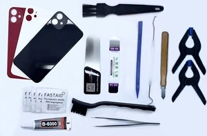 Kit Riparazione Vetro Posteriore con strumenti per iPhone 11, 3 colori - Afbeelding 1 van 1