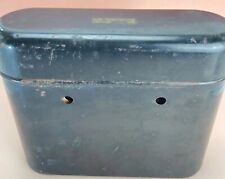 Vintage Mining Wall Mount Western Electric Canister Container  Equipment