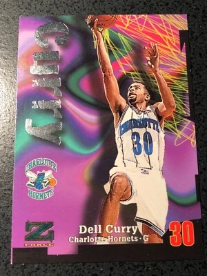 1997 Skybox Dell Curry #65 Z Force Charlotte Hornets Stephen Curry - Image 1 of 3