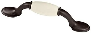 Cucchiaio 3" Cucchiaio Piede Statuario Bronzo e Mandorla Ceramica - Foto 1 di 1