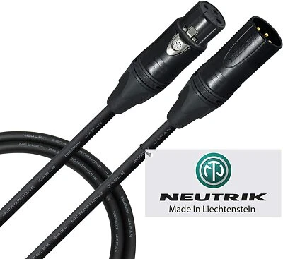 2 Meter (6.6ft) -Mogami 2534 Quad Balanced XLR |Neutrik Gold XLR Male to Female - Image 1 of 4
