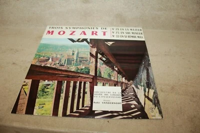 LP Mozart - trois symphonies. nos 29-25-33, direction André Vandernoot - Photo 1/4