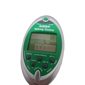 Talking Casino Juego Portátil 5 en 1 Juego Black Jack Poker Baccarat Ranura - Imagen 1 de 5