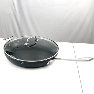 ALL-CLAD 12" Hard Anodized Nonstick Fry Pan Skillet With Lid AS IS - Picture 1 of 16