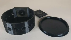 Trampas magnéticas impresas en 3D PETG N52 gusano cerdas FUEGO - Imagen 1 de 10
