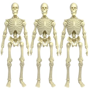 Juego de 3 figuras de acción súper articuladas de esqueleto de 8 pulgadas - Imagen 1 de 4