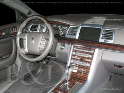 Kit de molduras de tablero para LINCOLN MKS 2009 fibra de carbono madera aluminio Foto 1 de 4