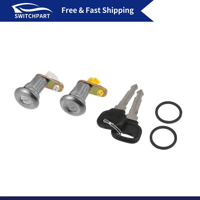 Door Lock Cylinder & Keys for Ford Festiva For Mazda B2200 1982-1993 BE3276210 - Image 1 of 4