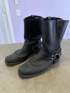 Smoky Mountain Daytona Harness  Biker Leather Motorcycle Boots Sz 11.5EE - Picture 1 of 9