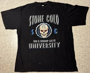 Maglietta Vintage 1998 Stone Cold Steve Austin University XL Classe di 3:16 WWF WWE - Foto 1 di 11