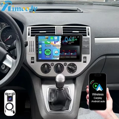 Mit DAB+ Für Ford Focus C-Max Kuga Android 15 Autoradio GPS Navi Carplay 2+32GB - Bild 1 von 4