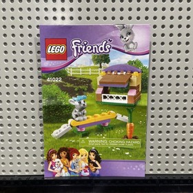 LEGO Friends Bunny's Hutch 41022 Instruction Book / Manual Only