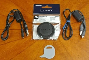 ORIGINALE Panasonic Lumix USB trasferimento foto CAVO CAVO tappo corpo TOUCH PEN STILO - Foto 1 di 28
