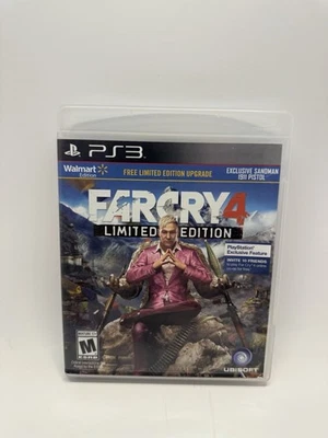 Far Cry 4 Edición Limitada Edición Walmart PS3.  Probado y funcionando Foto 1 de 4