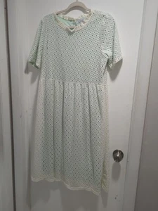 Sweet Salt Modest Clothing Maxikleid Large Cottagecore Prairie weiß Ösen - Bild 1 von 6