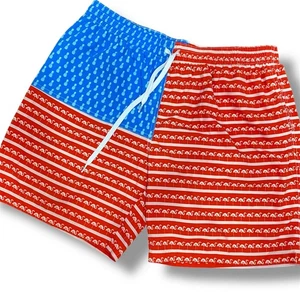Bañador Chubbies Americana Talla 2X Grande Rojo Blanco Azul Rayas Cintura Elástica - Imagen 1 de 7