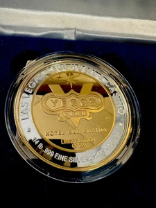Limited Edition Of 200 Las Vegas Club Hotel & Casino 1/4 IB 0.999 Silver - Picture 1 of 5