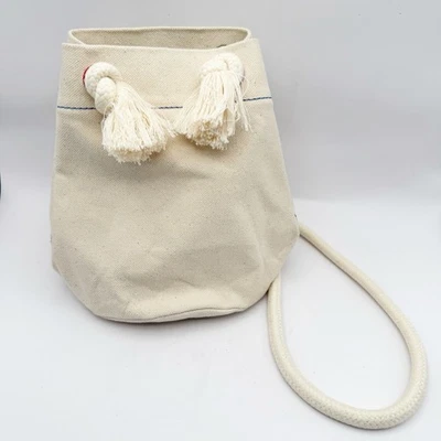 New w Tag Madewell Canvas Transport Convertible Crossbody Natural - Image 1 of 4