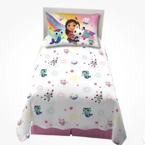 DreamWorks Gabby's Dollhouse Kids Bedding Super Soft Sheet Set, 3 pcs, Twin - Picture 1 of 4