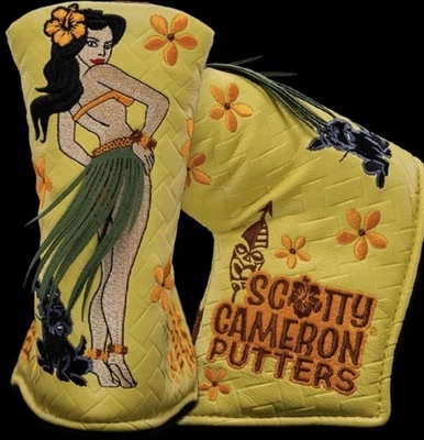 Scotty Cameron 2022 Hawaiian Open Hula Girl Blade Head Cover - Image 1 of 4