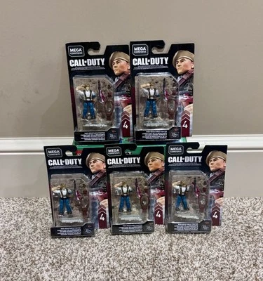 Five Mega Construx Call Of Duty 二战抵抗系列四套全新带盒 DIORAMA — 第 1/4 张图片