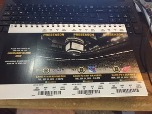 2015-16 BOSTON BRUINS NHL TICKET STUB PICK YOUR GAME BERGERON RASK CHARA KRECJI - Picture 1 of 10