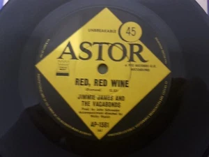 RED, RED WINE by JIMMIE JAMES & THE VAGABONDS RARE OZ 1969 PRESS NEIL DIAMOND - Picture 1 of 2