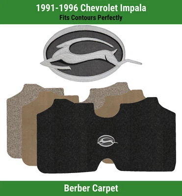 Tapete de porta-malas Lloyd Berber para Chevrolet Impala 91-96 com logotipo emblema Impala - Imagem 1 de 4
